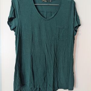 Prana Green Relaxed Short Sleeve Tee